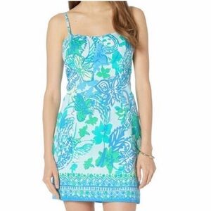 LILLY PULITZER SHELLI STRETCH DRESS 00 NWT